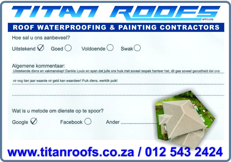 Waterproofing Ref 16
